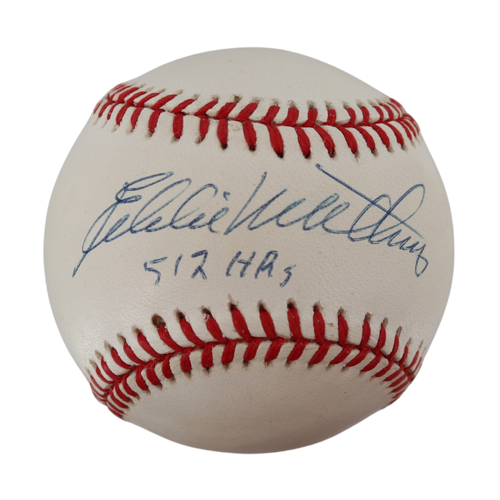 Eddie Mathews Atlanta Braves Autographed Signed Inscribed ONL Baseball JSA COA