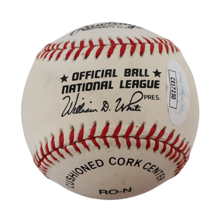 Eddie Mathews Atlanta Braves Autographed Signed Inscribed ONL Baseball JSA COA