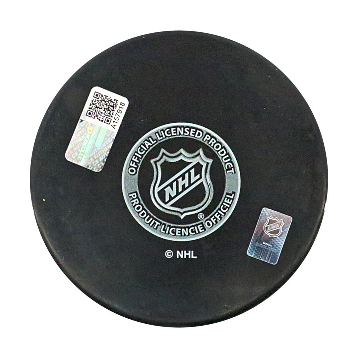 Stephane Matteau New York Rangers Autographed Signed Inscribed '94 Cup' Replica Rangers Puck (CX Auth)