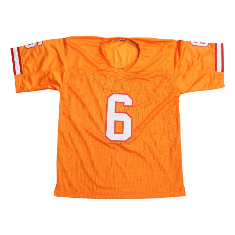 Baker Mayfield Tampa Bay Buccanneers Autographed Orange Custom Jersey JSA COA