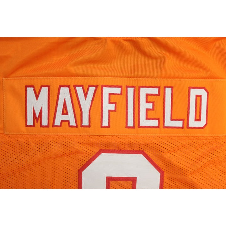 Baker Mayfield Tampa Bay Buccanneers Autographed Orange Custom Jersey JSA COA
