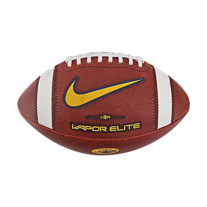 JJ McCarthy University of Michigan Autographed Team Issued Nike Vapor Elite Ball #67 Football (CX Auth)