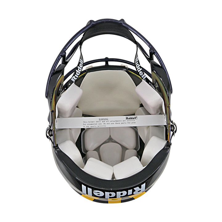 JJ McCarthy University of Michigan Autographed Riddell Full Size Authentic Speed Helmet (Beckett Auth)