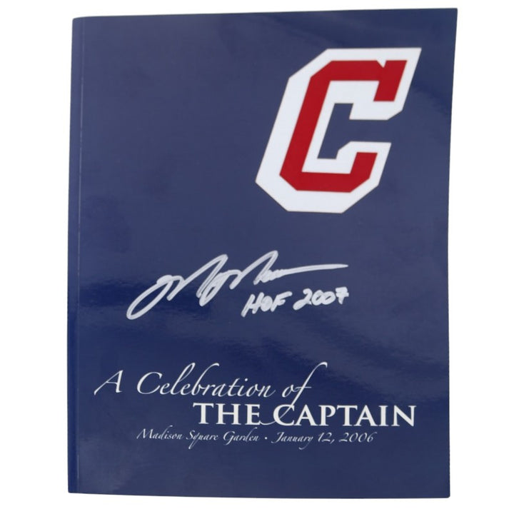 Mark Messier New York Rangers Autographed Inscribed HOF 2007 A Celebration of The Captain CX Auth