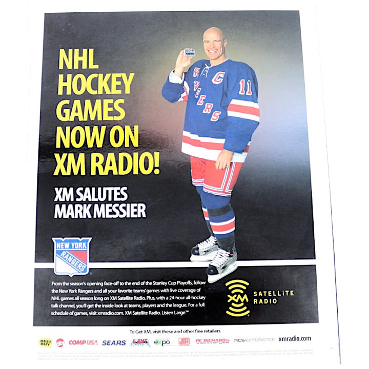 Mark Messier New York Rangers Autographed Inscribed HOF 2007 A Celebration of The Captain CX Auth