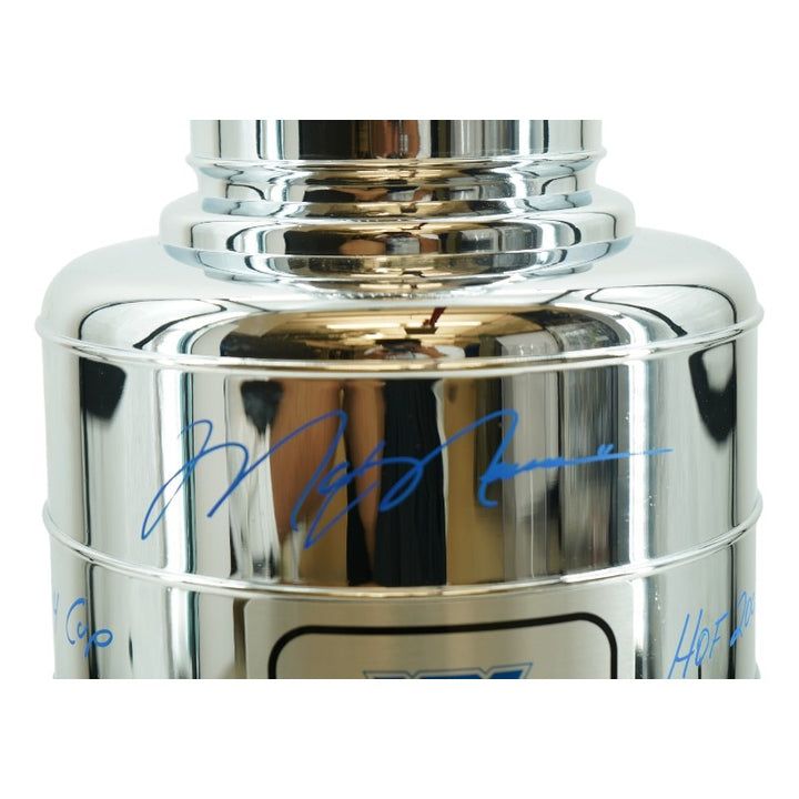 Mark Messier New York Rangers Autographed Multi Inscribed Replica Stanley Cup Trophy CX Auth