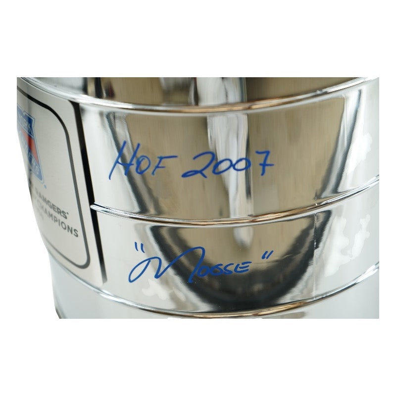 Mark Messier New York Rangers Autographed Multi Inscribed Replica Stanley Cup Trophy CX Auth