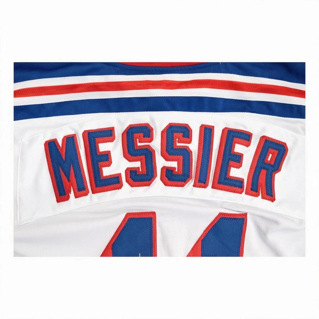 Mark Messier New York Rangers Autographed Inscribed 94 Cup White Pro Style Jersey CX Auth