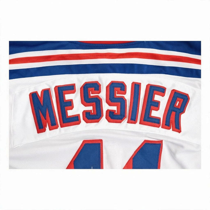 Mark Messier New York Rangers Autographed Inscribed 94 Cup White Pro Style Jersey CX Auth