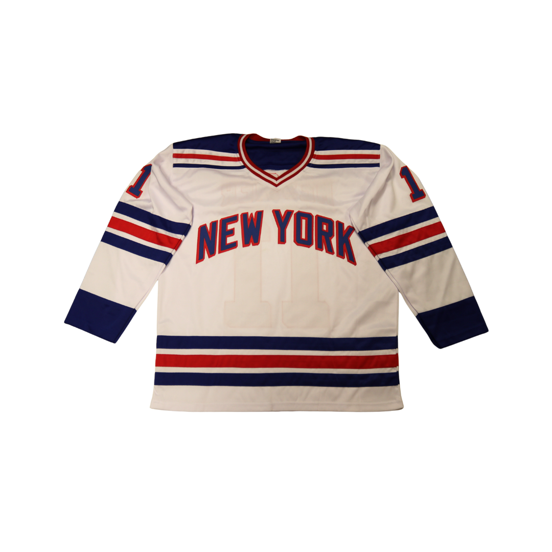 Mark Messier New York Rangers Autographed Signed Pro Style White Jersey