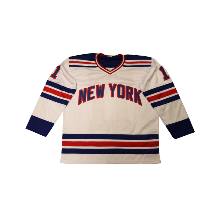 Mark Messier New York Rangers Autographed Signed Pro Style White Jersey