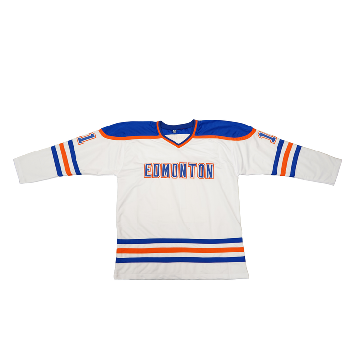 Mark Messier Edmonton Oilers Autographed Signed Pro Style White Jersey (CX Auth)