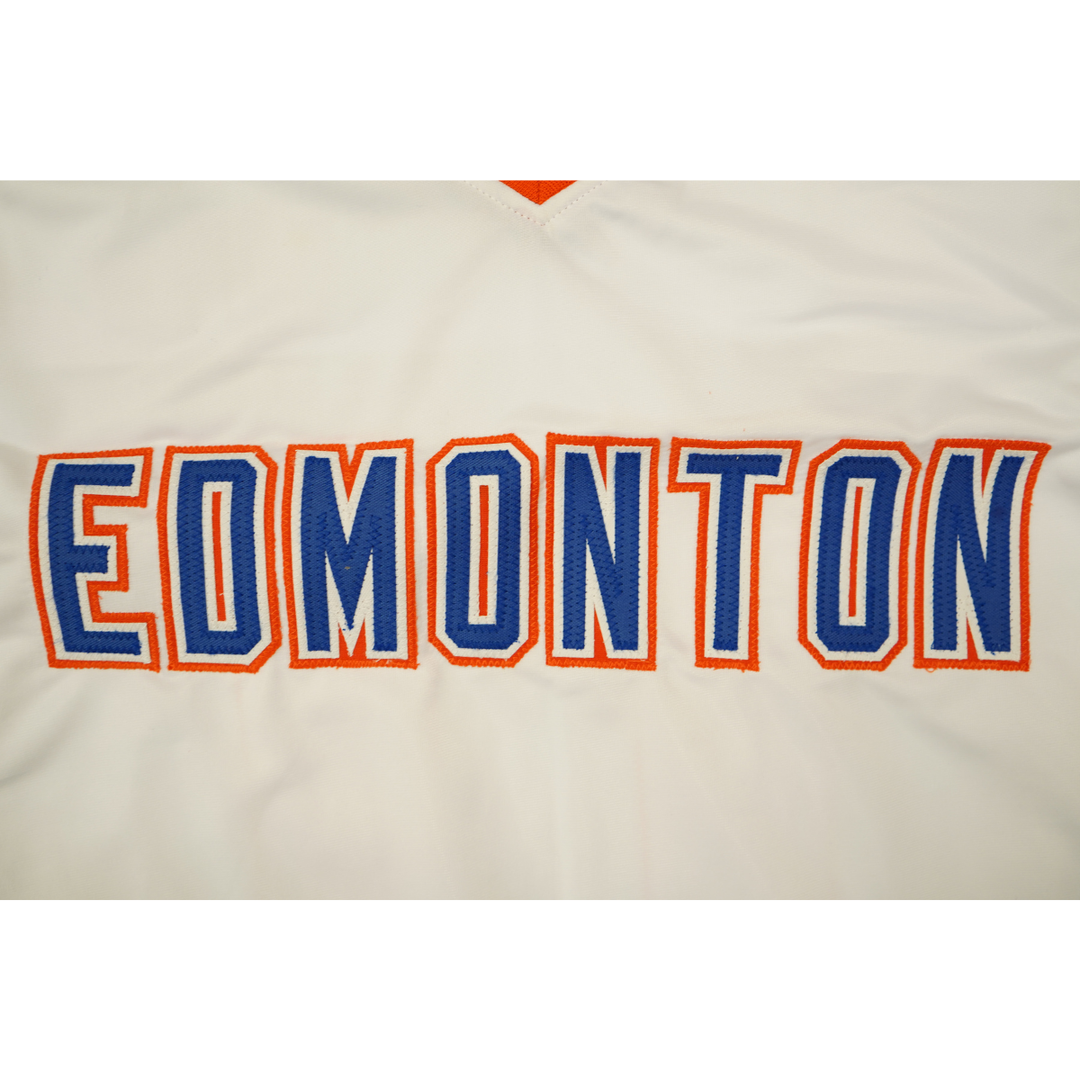 Mark Messier Edmonton Oilers Autographed Signed Pro Style White Jersey (CX Auth)