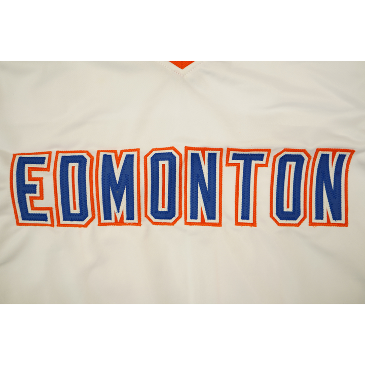 Mark Messier Edmonton Oilers Autographed Signed Pro Style White Jersey (CX Auth)