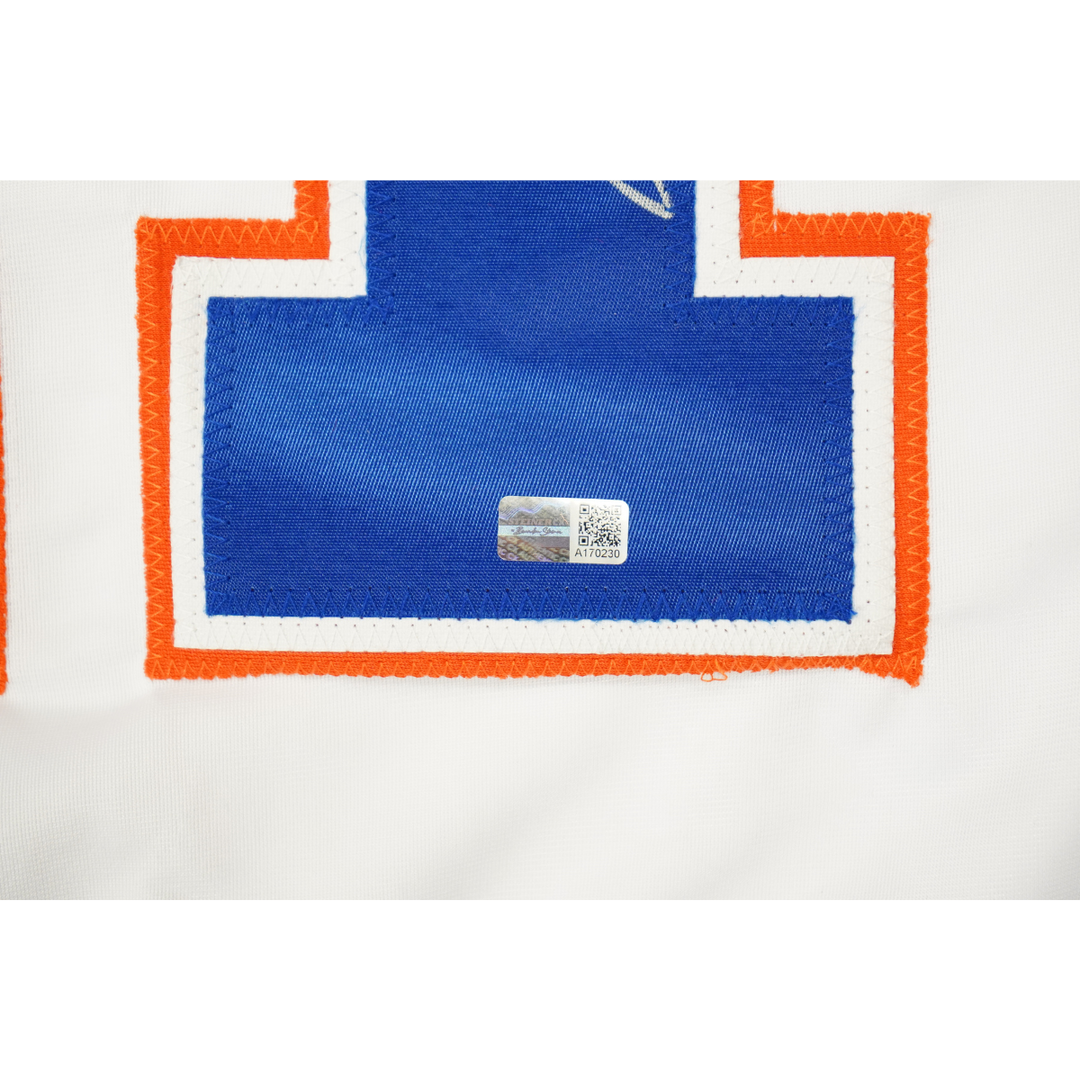 Mark Messier Edmonton Oilers Autographed Signed Pro Style White Jersey (CX Auth)