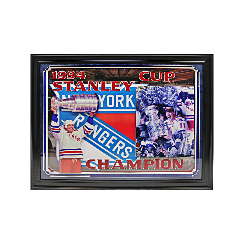 Mark Messier New York Rangers Autographed Signed Inscribed Framed LED Collage (Steiner Holo)