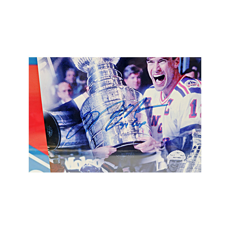 Mark Messier New York Rangers Autographed Signed Inscribed Framed LED Collage (Steiner Holo)