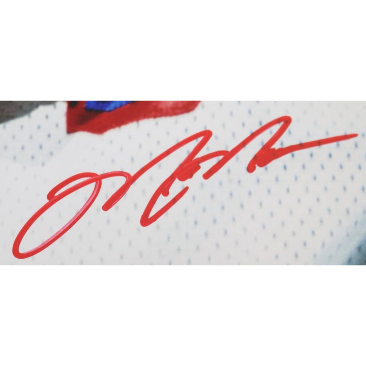 Mark Messier New York Rangers 11x14 Autographed Blood Signed in Red Photo CX Auth