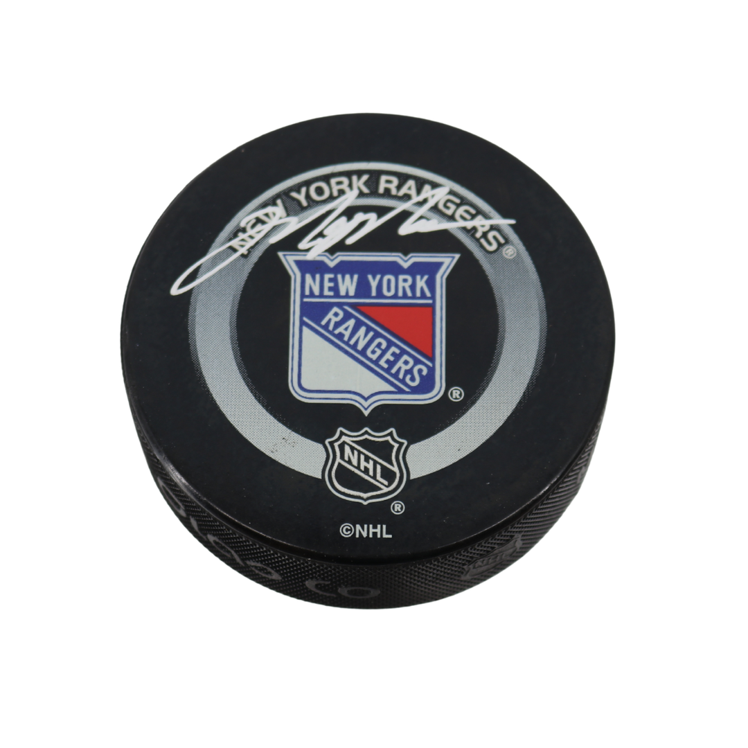 Mark Messier New York Rangers Autographed Signed Official Rangers Game Puck - B
