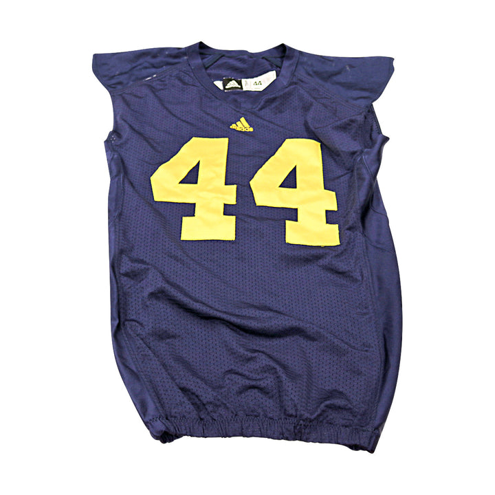 Michigan Wolverines Team Issued 2008 Blue Jersey #44 Jersey (Size: 44) 
