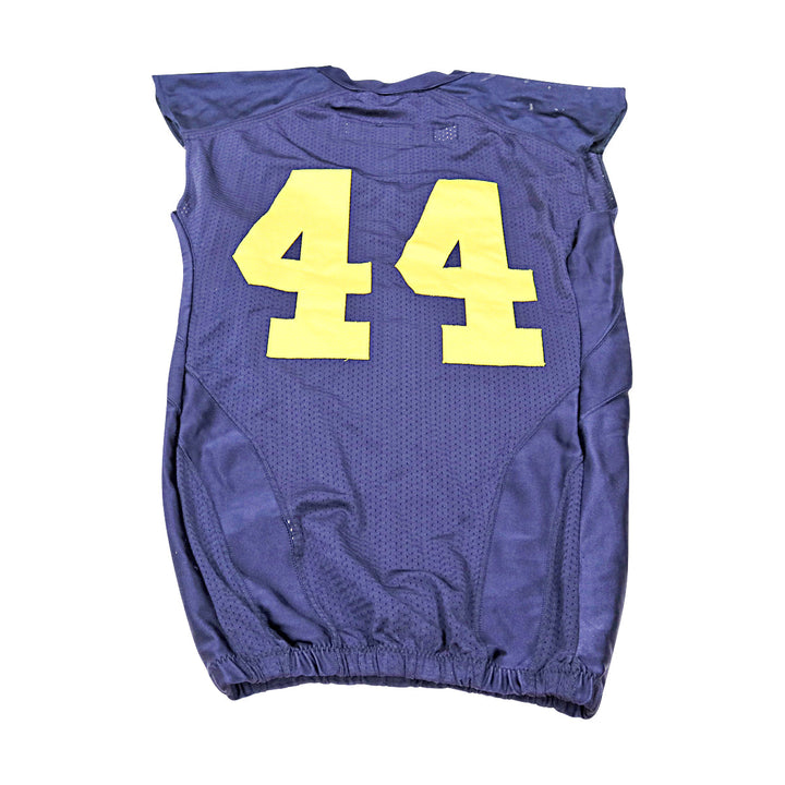 Michigan Wolverines Team Issued 2008 Blue Jersey #44 Jersey (Size: 44) 