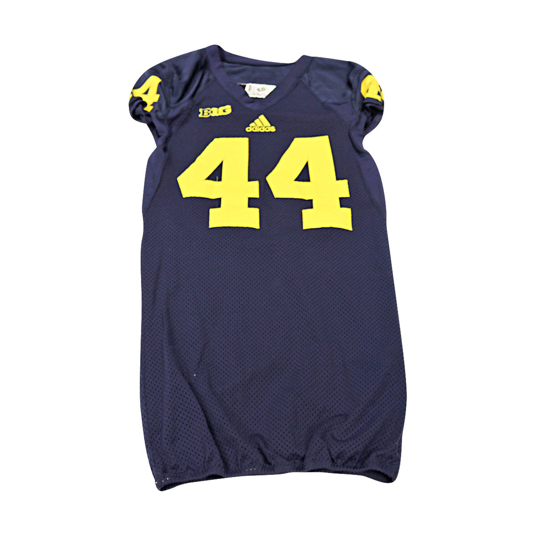 Michigan Wolverines Team Issued 2012 Blue Jersey #44 Jersey (Size: 40) 