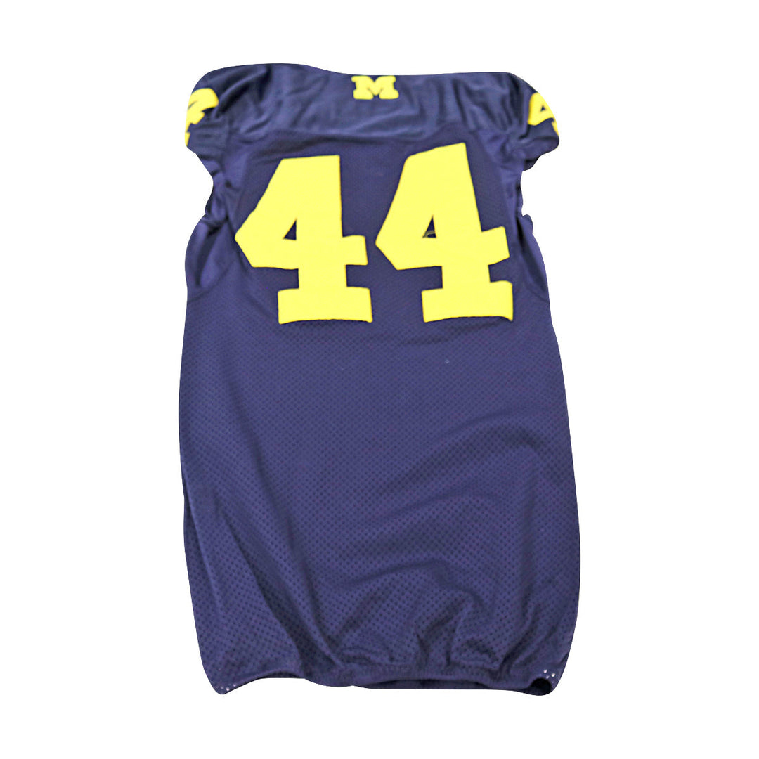 Michigan Wolverines Team Issued 2012 Blue Jersey #44 Jersey (Size: 40) 