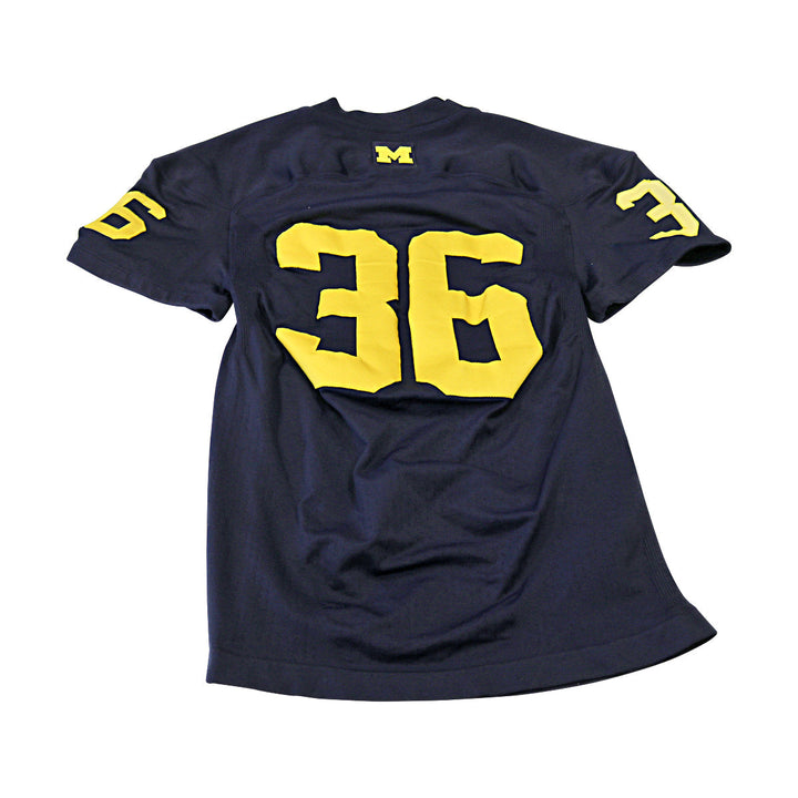 Michigan Wolverines Team Issued 2012 Blue Alternate Jersey #36 Jersey (Size: XL) 