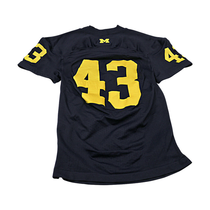 Michigan Wolverines Team Issued 2012 Blue Alternate Jersey #43 Jersey (Size: XL) 