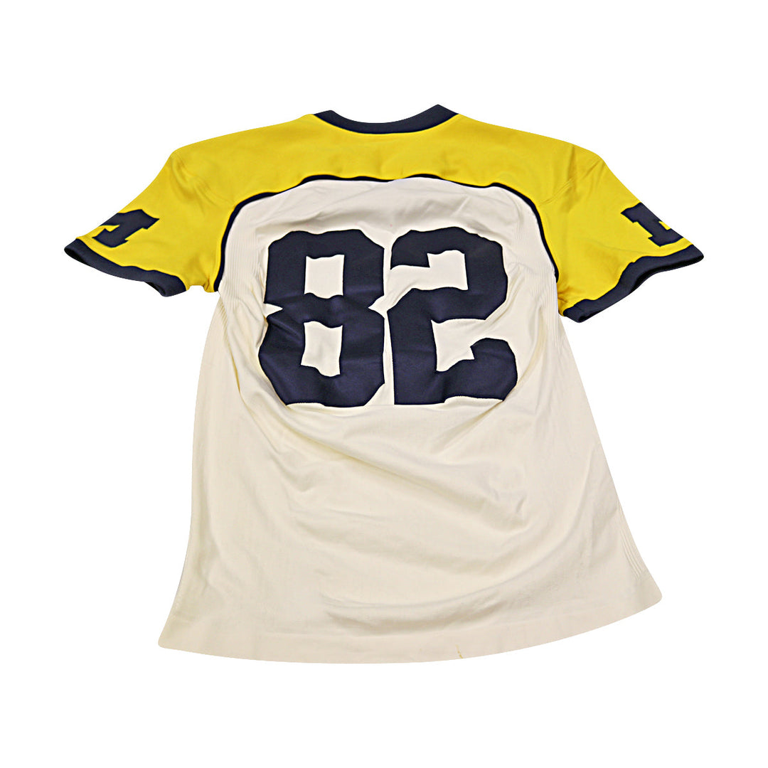 Michigan Wolverines Team Issued 2012 U-M Yellow Alternate Jersey #94 Jersey (Size: 3XL) 
