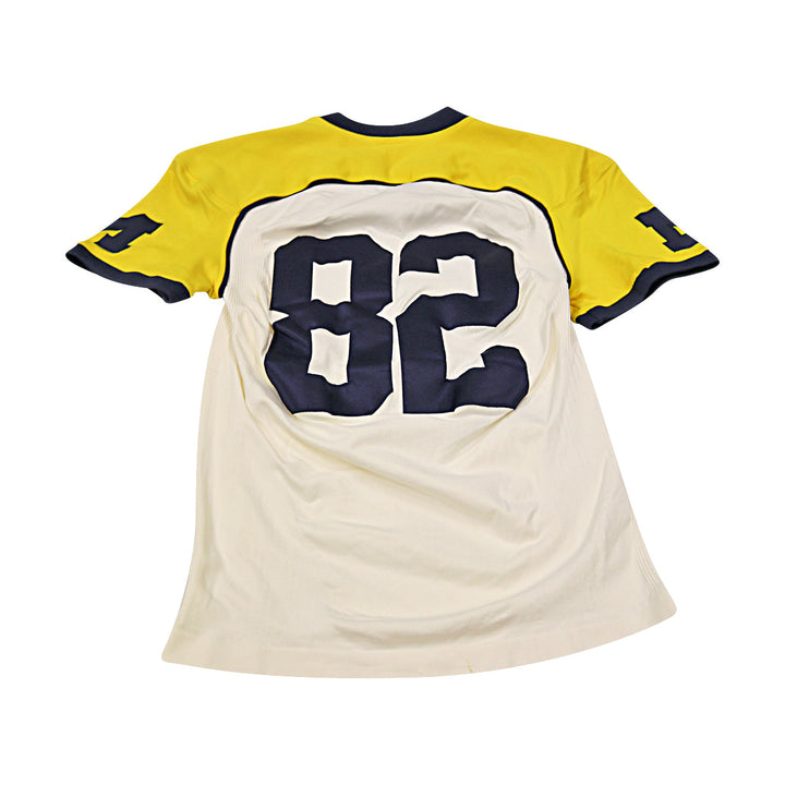 Michigan Wolverines Team Issued 2012 U-M Yellow Alternate Jersey #94 Jersey (Size: 3XL) 
