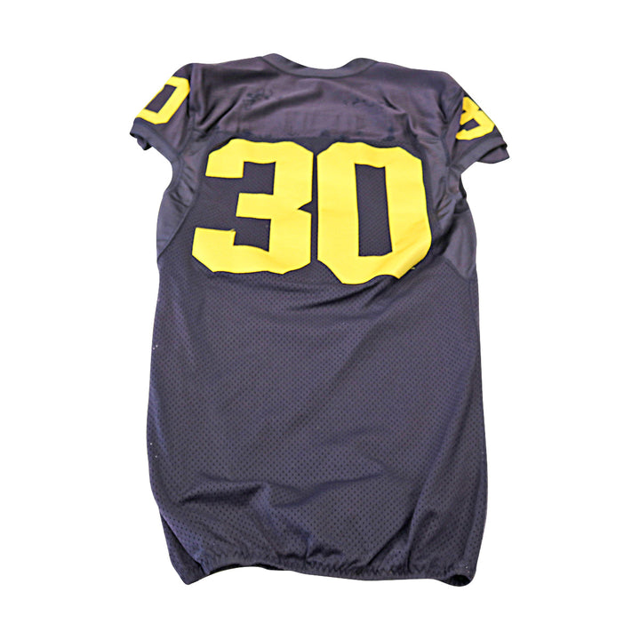 Michigan Wolverines Team Issued 2013 Black Jersey #30 Jersey (Size: 40) 