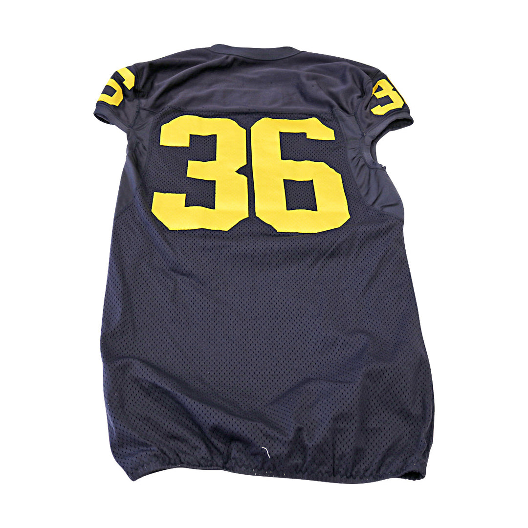 Michigan Wolverines Team Issued 2013 Black Jersey #36 Jersey (Size: 44) 