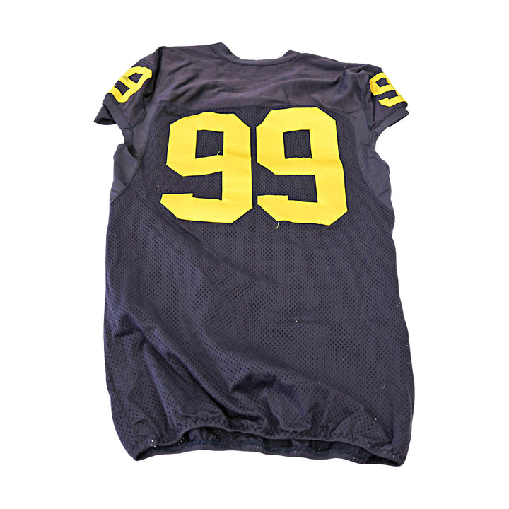Michigan Wolverines Team Issued 2013 Black Jersey #99 Jersey (Size: 46) 