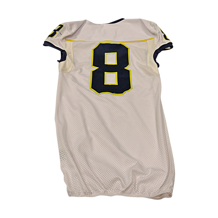 Michigan Wolverines Team Issued 2013 #8 Away Jersey (Size 42)