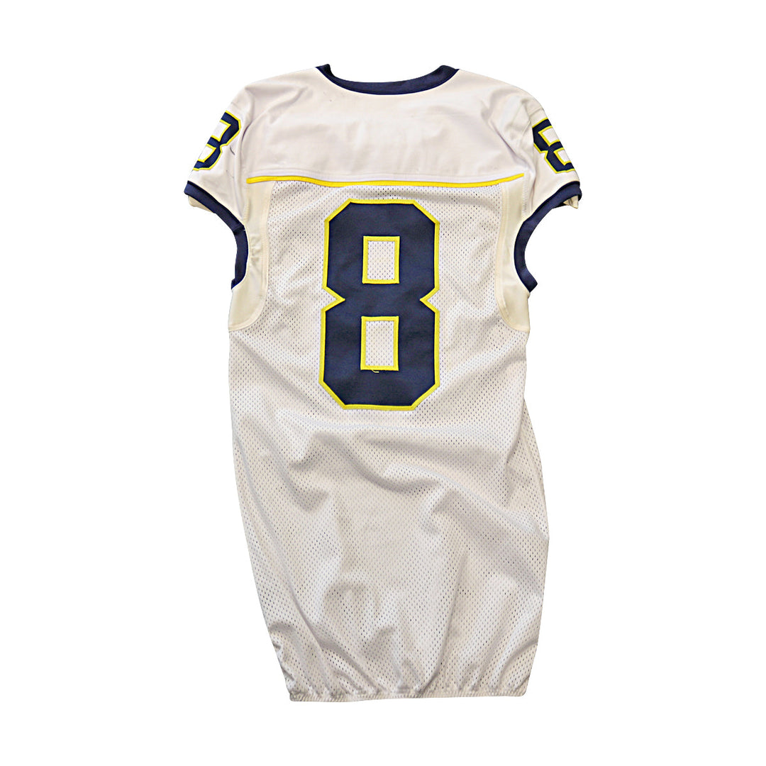Michigan Wolverines Team Issued 2013 #8 Away Jersey (Size 42)