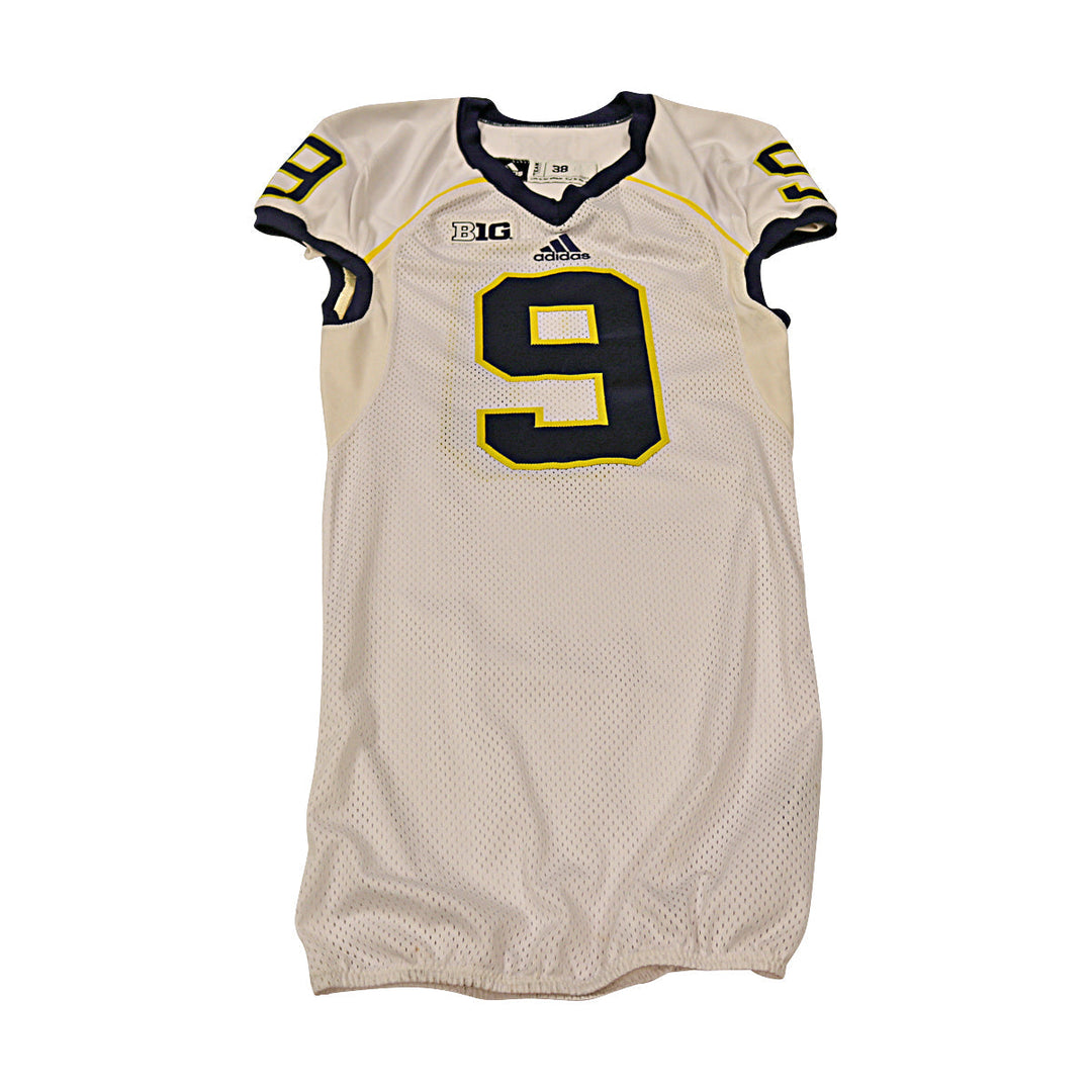 Michigan Wolverines Team Issued 2013 #9 Away Jersey (Size 38)