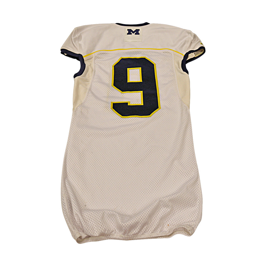 Michigan Wolverines Team Issued 2013 #9 Away Jersey (Size 38)