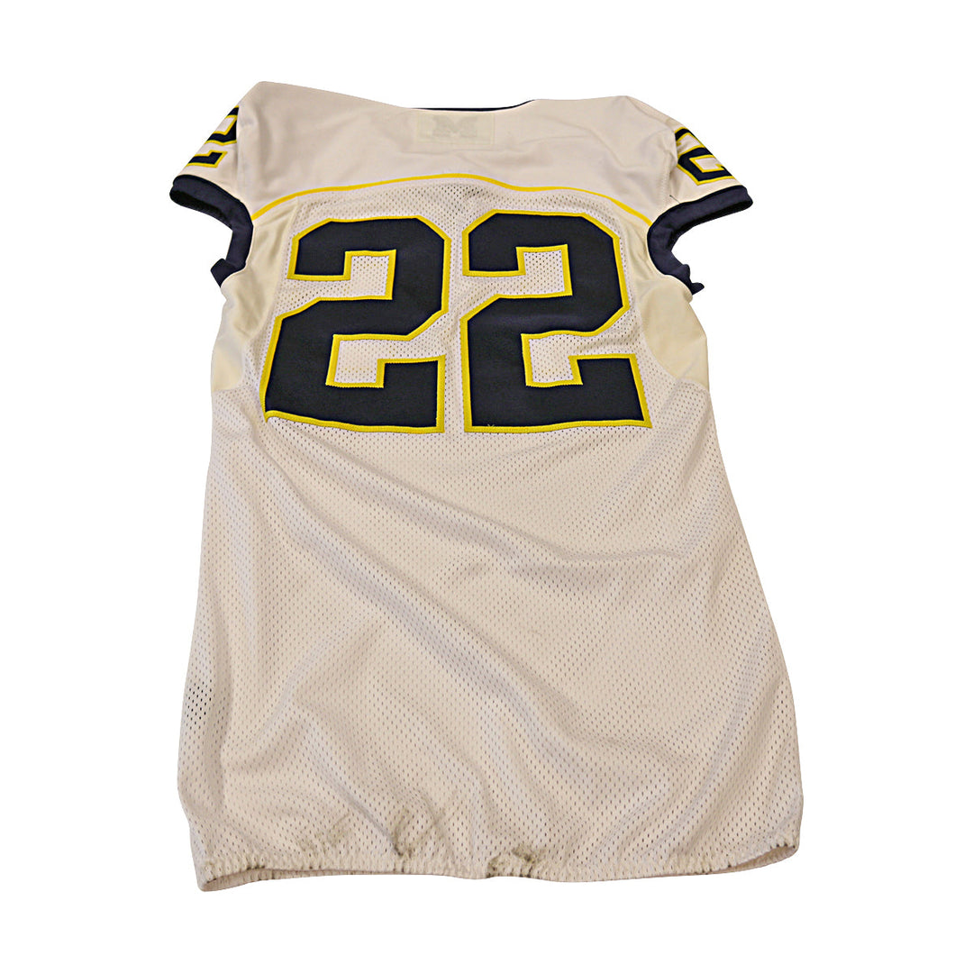 Michigan Wolverines Team Issued 2013 #22 Away Jersey (Size 44)