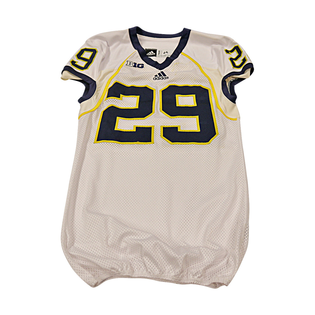 Drake Johnson Michigan Wolverines Team Issued 2013 #29 Away Jersey (Size 44)