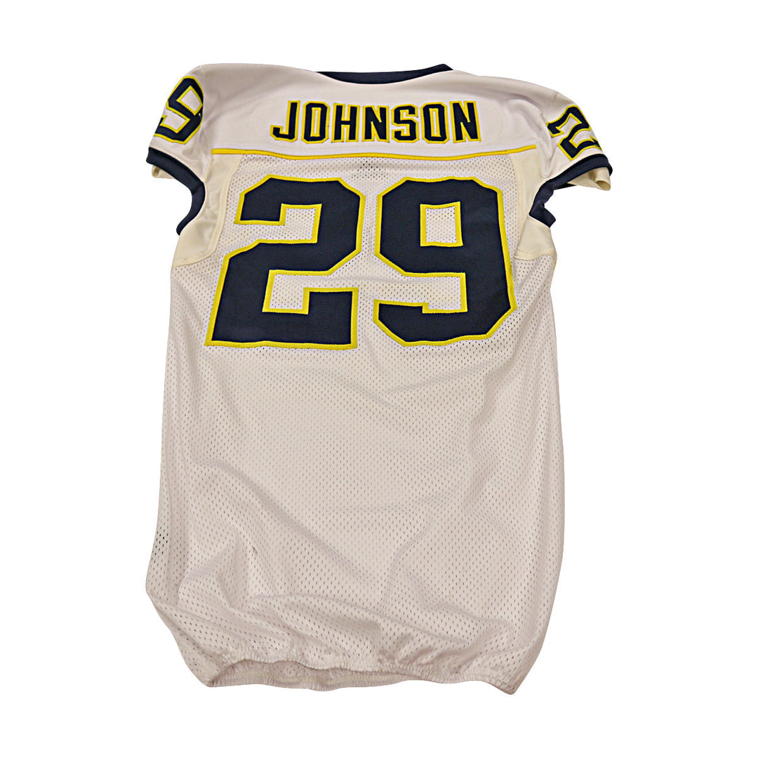 Drake Johnson Michigan Wolverines Team Issued 2013 #29 Away Jersey (Size 44)