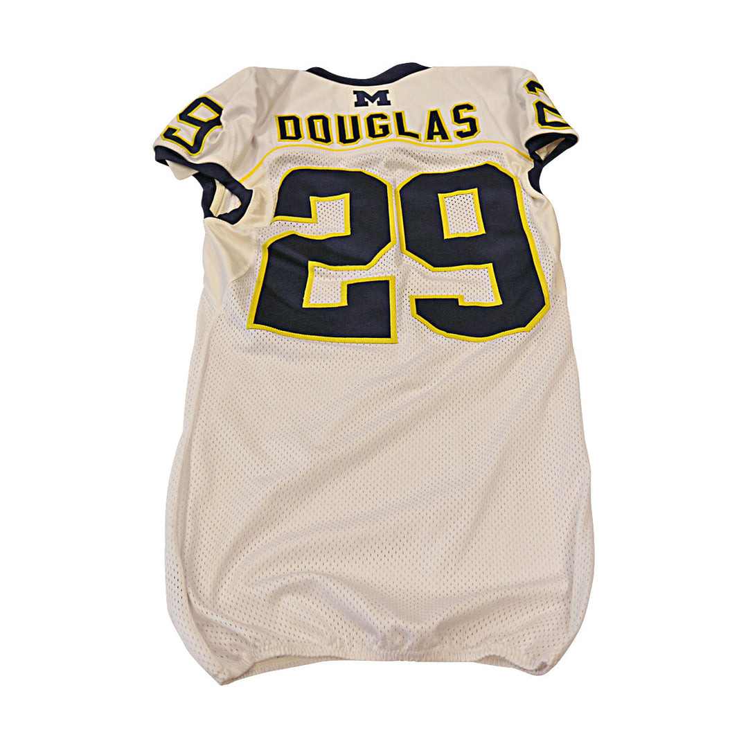 Ross Douglas Michigan Wolverines Team Issued 2013 #29 Away Jersey (Size 42)