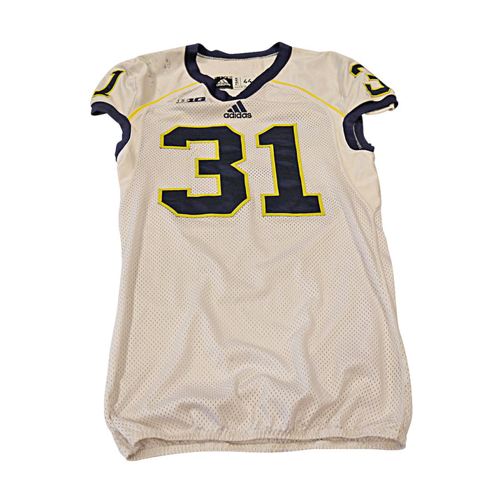Scott Sypniewski Michigan Wolverines Team Issued 2013 #31 Away Jersey (Size 44)