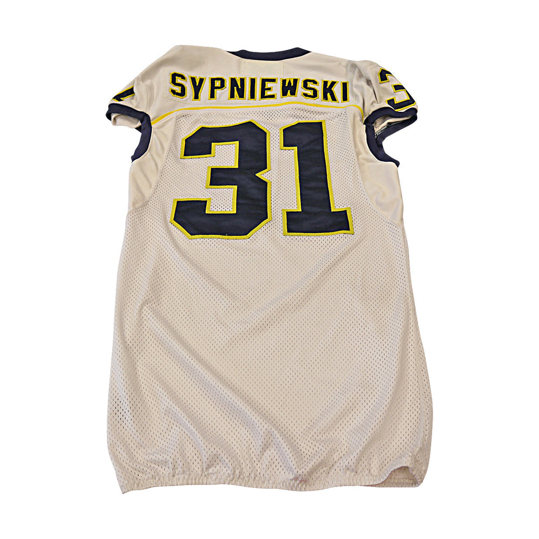 Scott Sypniewski Michigan Wolverines Team Issued 2013 #31 Away Jersey (Size 44)