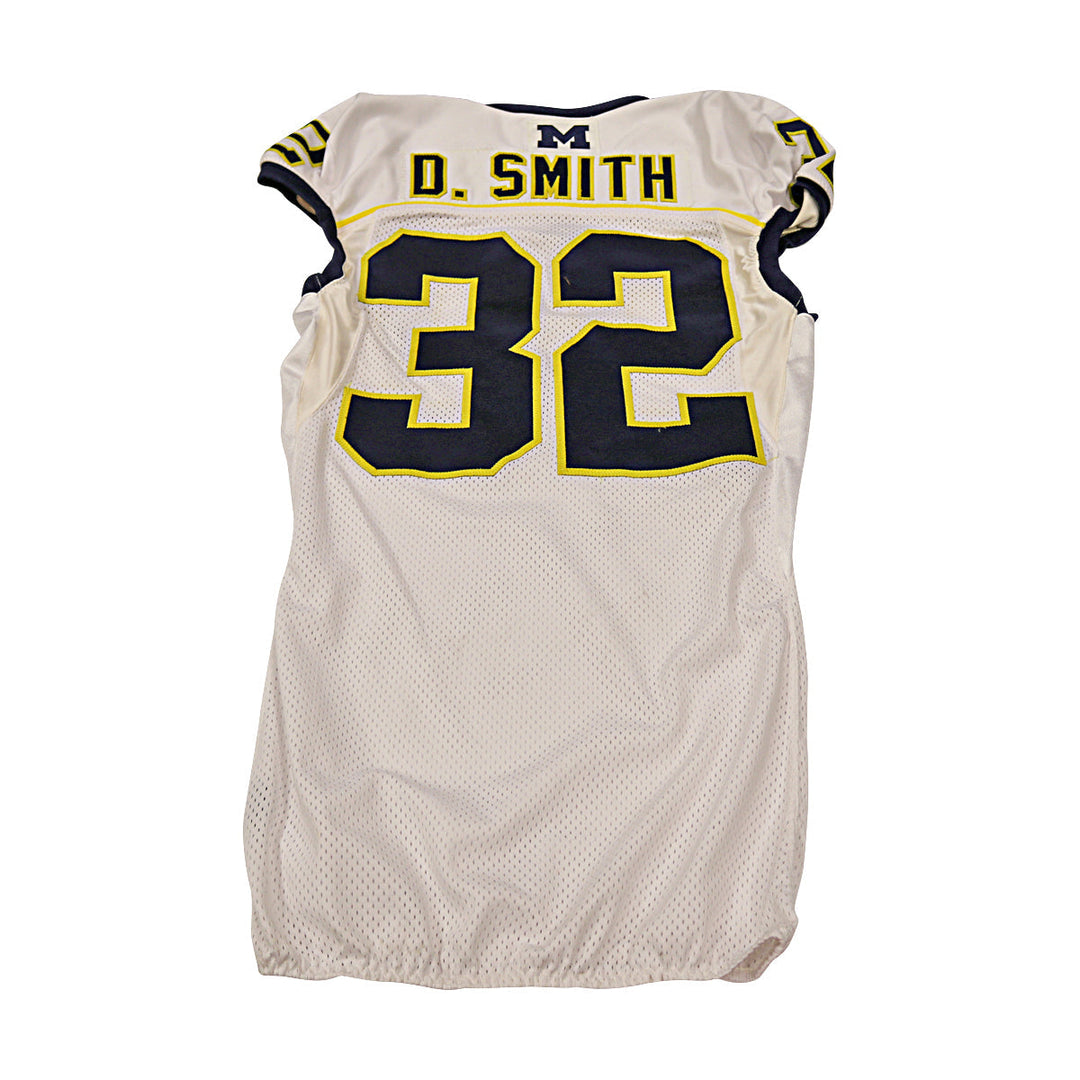 De'Veon Smith Michigan Wolverines Team Issued 2013 #32 Away Jersey (Size 40)