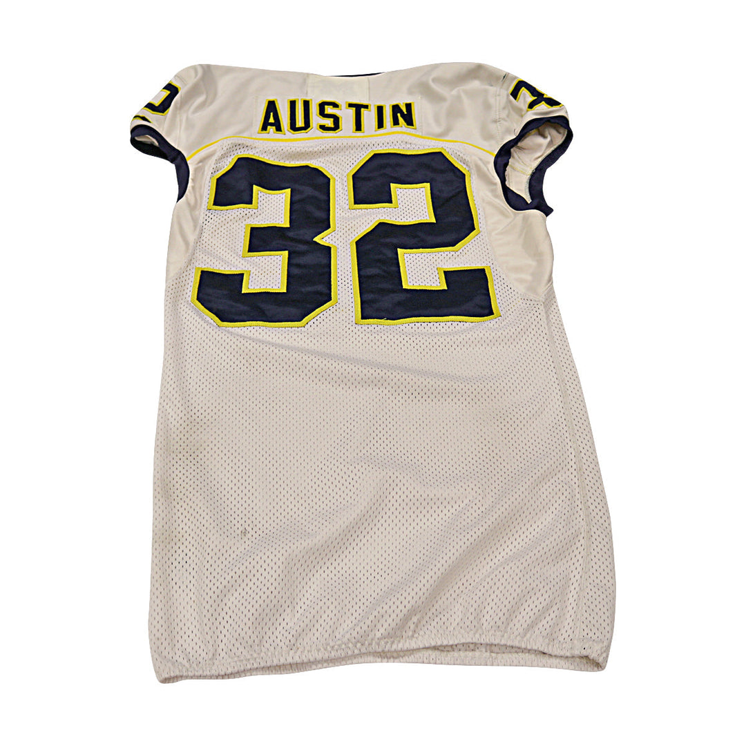 Shaun Austin Michigan Wolverines Team Issued 2013 #32 Away Jersey (Size 42)