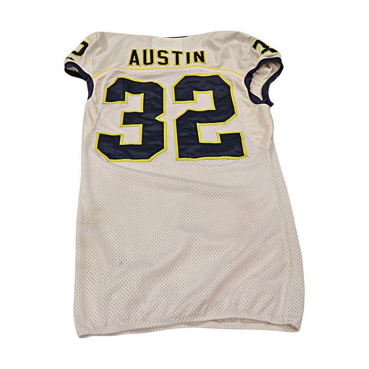 Shaun Austin Michigan Wolverines Team Issued 2013 #32 Away Jersey (Size 42)