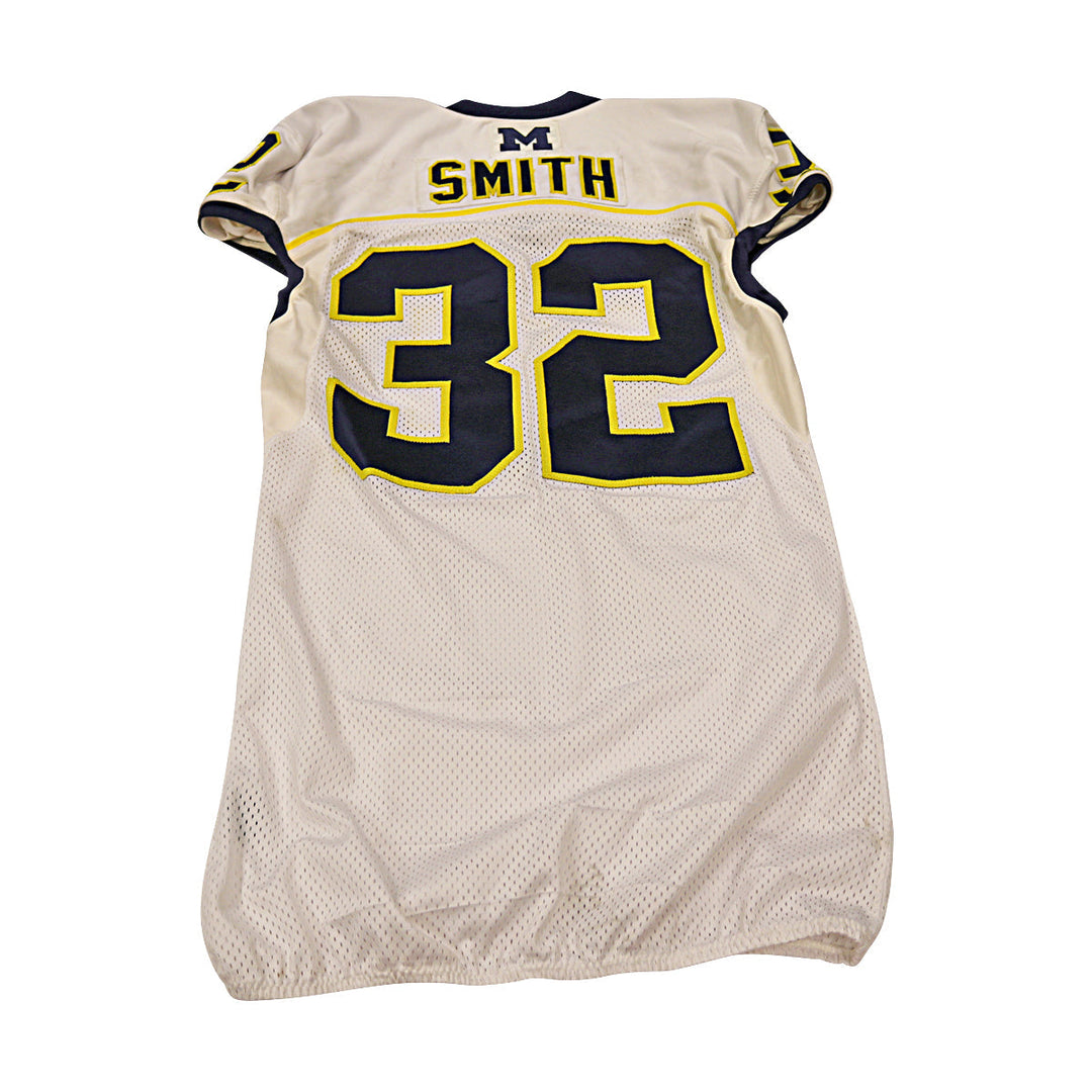 De'Veon Smith Michigan Wolverines Team Issued 2013 #32 Away Jersey (Size 44)