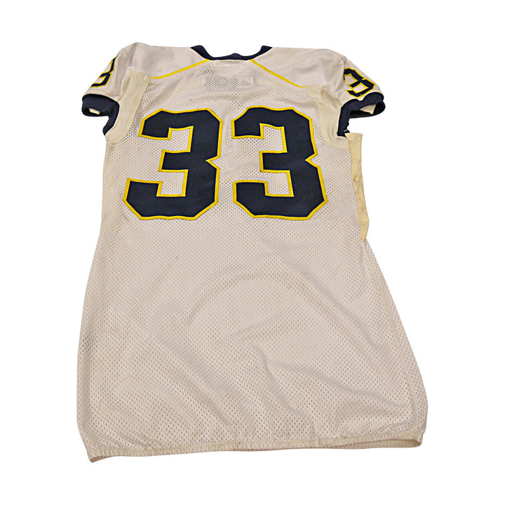 Michigan Wolverines Team Issued 2013 #33 Away Jersey (Size 44)