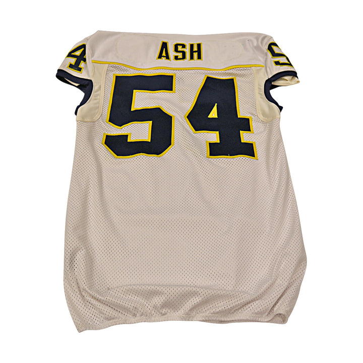 Richard Ash Michigan Wolverines Team Issued 2013 #54 Away Jersey (Size 48)